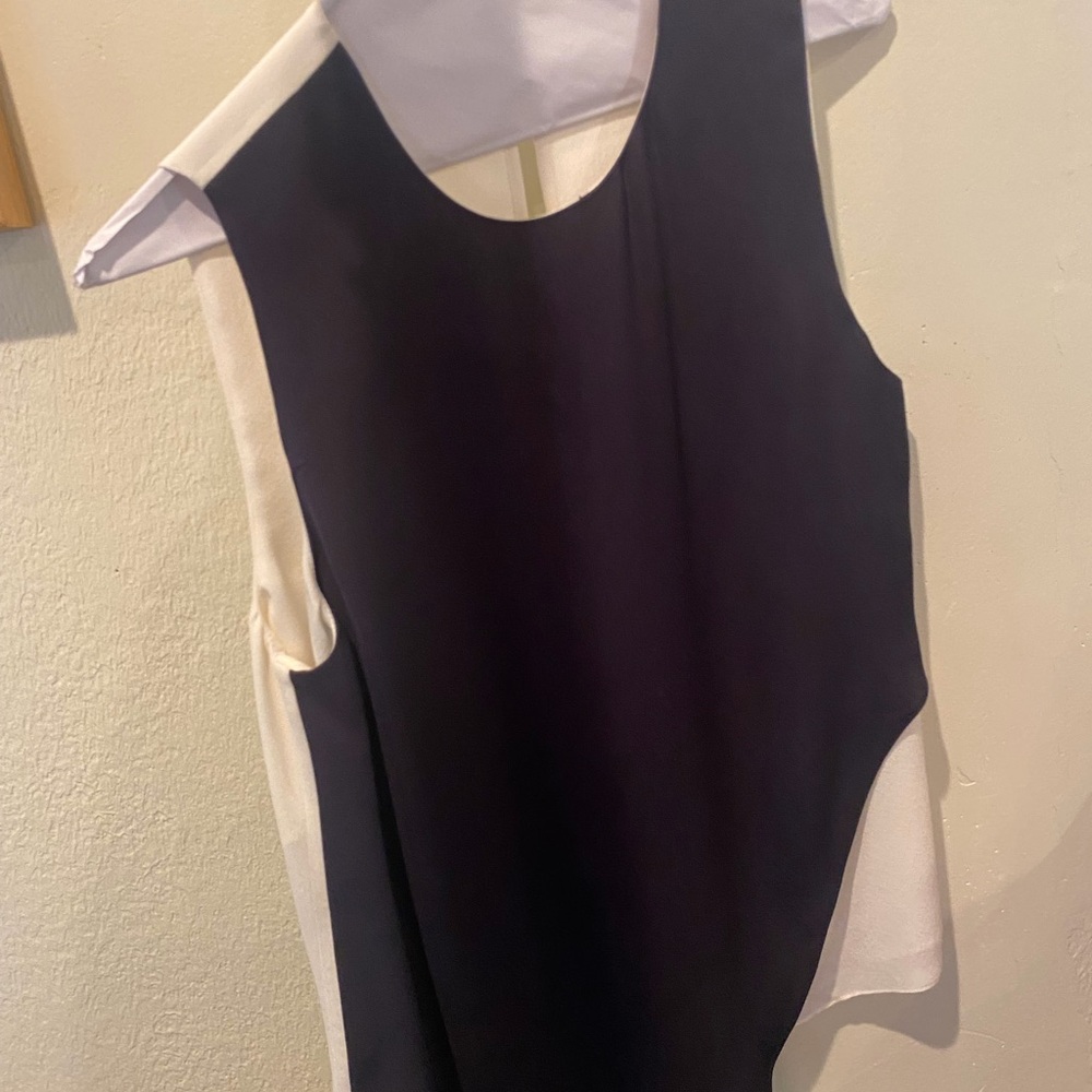 A.L.C. Elegant Cream and Black Top